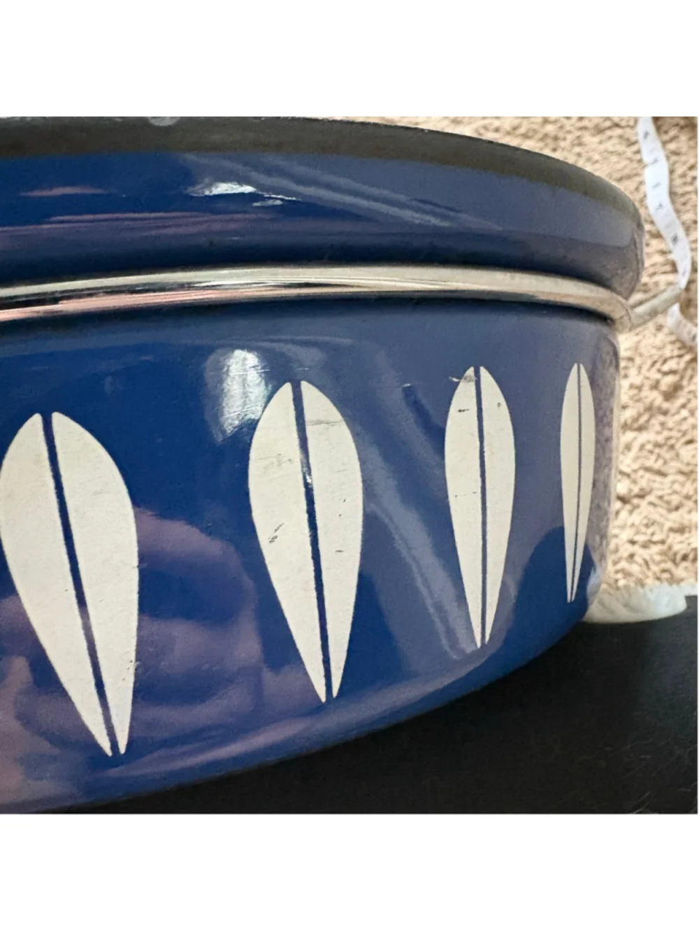 Cathrine Holm Blue Lotus Blue & White Enamel Cookware